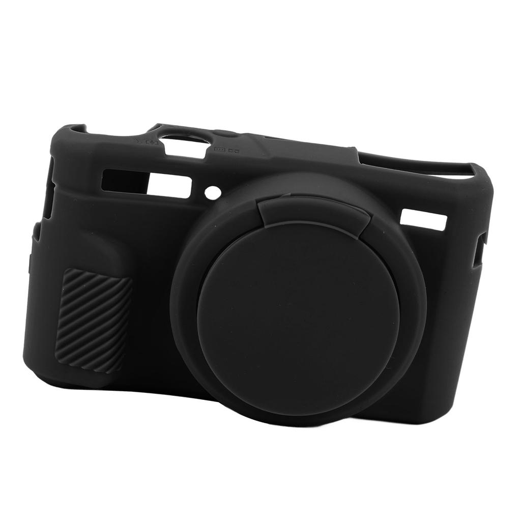 Camera Silicone Case with Removable Lens Cover Cutouts Soft Digital Camera Protective Cover for G7X2 Camera