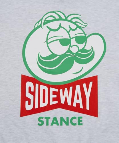 [IMPROVES] [SIDEWAYSTANCE] Snack Logo Fleece Half-Zip Sweatshirt