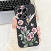 For Xiaomi 14T Pro 5G Case Luxury Flowers Candy Painted Cover Soft Silicone Case For Xiaomi Mi 14T Pro 14TPro 5G Back Cover Bags