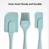 Homatter 3PCS/Set Cream Scraper DIY Bread Cake Butter Spatula Mixer Oil Brush Kitchen Baking Tool Silicone Spatula Non-stick