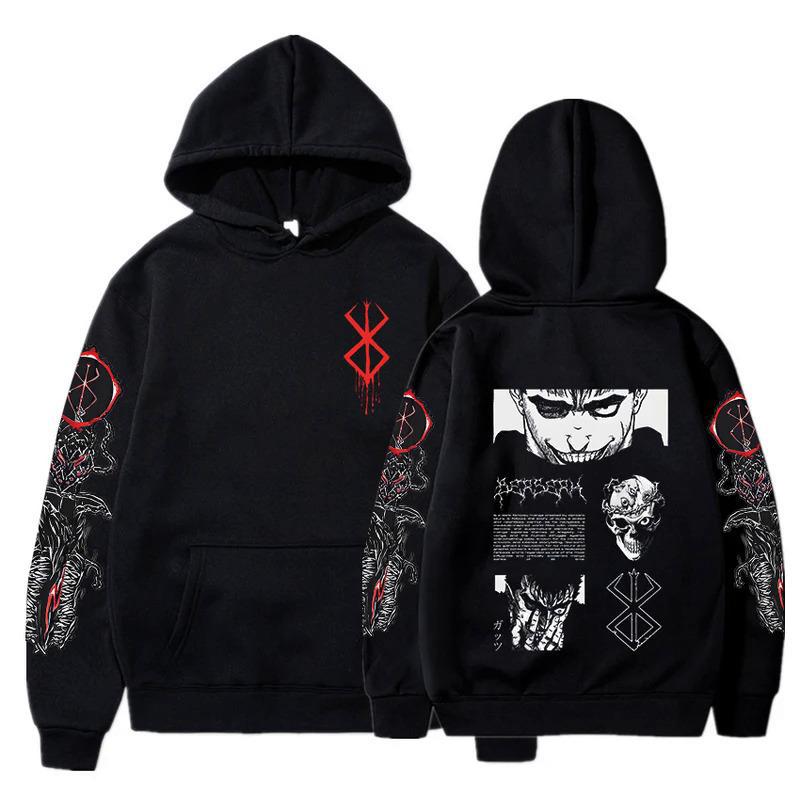 Stylish Anime Graphic Hoodies for Men Hoodies