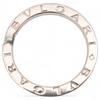 Auth Bvlgari Keyring Pendant Logo Silver bu9903kk