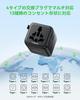 [Ultra Mini] MOMAX Travel Adapter, 2 AC Outlets, Compact, for International Use, Power Adapter, CBFOA Type, Multi-Conversion Plug, Compatible
