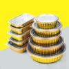 Disposable Round Gold Aluminum Foil Food Container