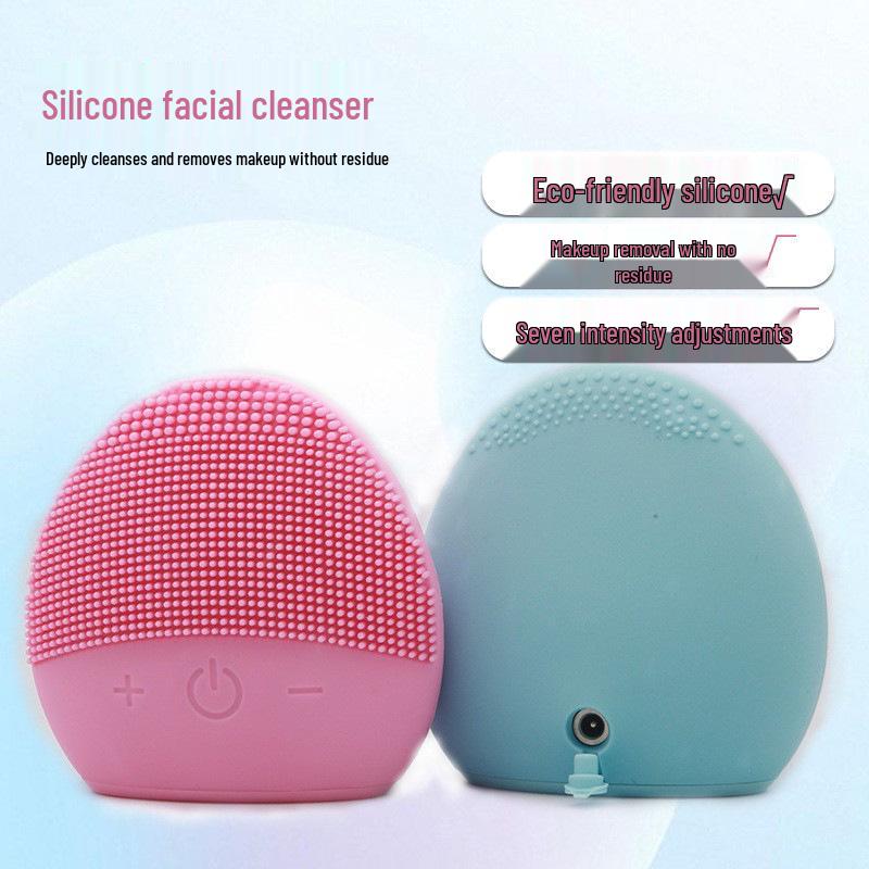 Automatic Rotating Electric Facial Cleansing Brush for Deep Pore Cleaning and Blackhead Removal