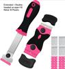 Cleaning Scraper Window Glass Ceramic Scraper Two Kinds Blade Plastic Handle Automotive Film Sticker Remover