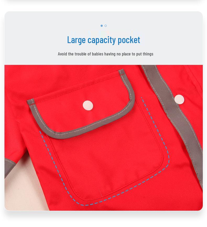 Dinosaur Raincoat: Waterproof, Hooded, Reflective Poncho for Kids & Babies (Unisex, Thick)