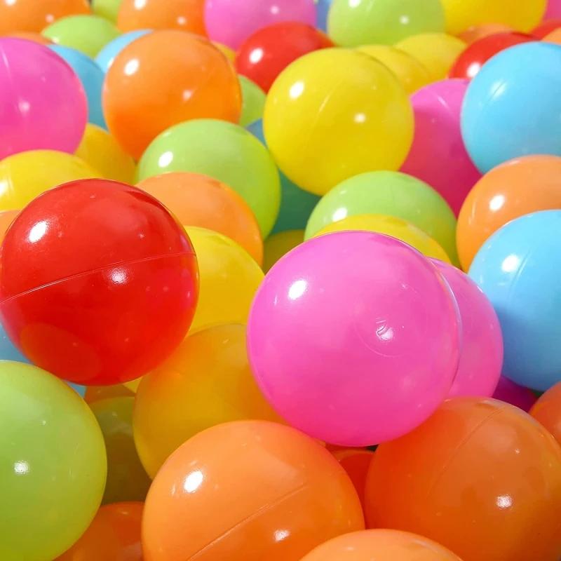 5pcs 10pcs 10pcs 20pcs Children's Ocean Ball Outdoor Sport Baby Fence Tent Swimming Pool Ocean Ball Toy Children's Colorful Ball