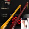 Magnetic Solid Wood Shoehorn – Long Handle Shoe Lifter Aid