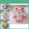 Soft And Cuddly Plush Frog Doll With Large Realistic Eyes In Assorted Colors