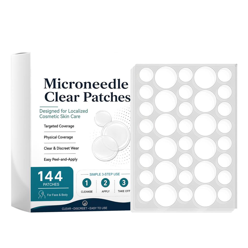 Microneedle Patches for Pimples and Blemishes, Face Stickers for Breakouts, Overnight Pimple Patch for Zits