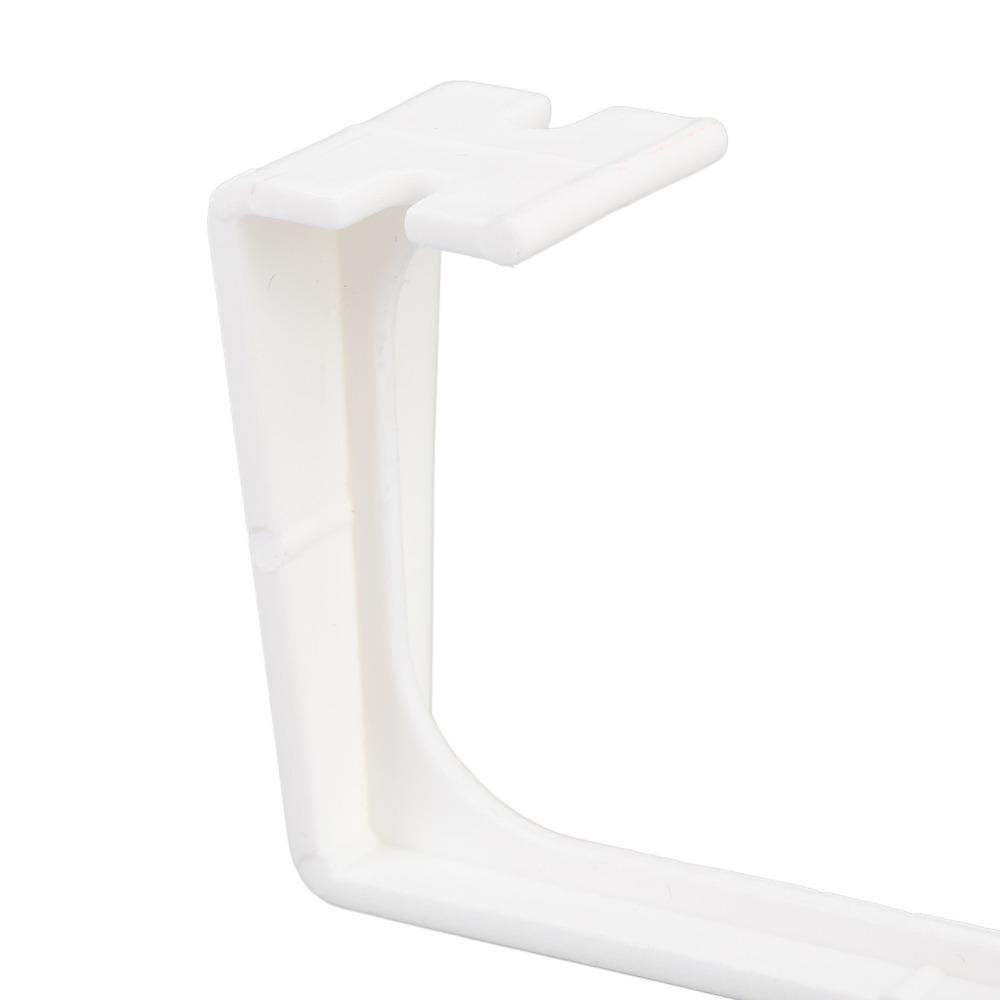 4 PCS Set White RV Curtains Holder With Screwdriver Curtain Track Clips  Bedroom Use