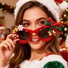 New Christmas limited sunglasses, cat eye large frame round frame YK Christmas personalized sunglasses