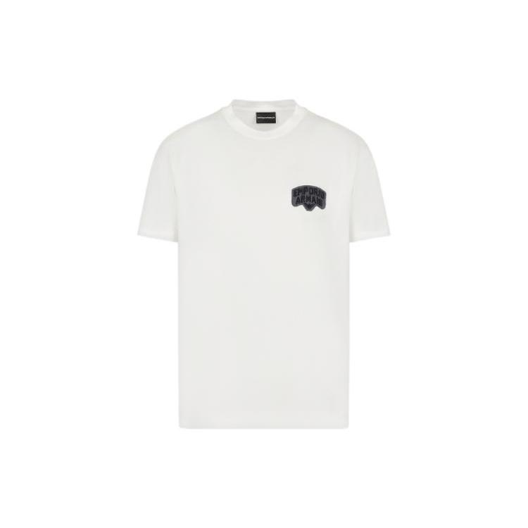 EMPORIO ARMANI SS23 T Shirt Men's White 3R1TBE-1JUVZ-0101