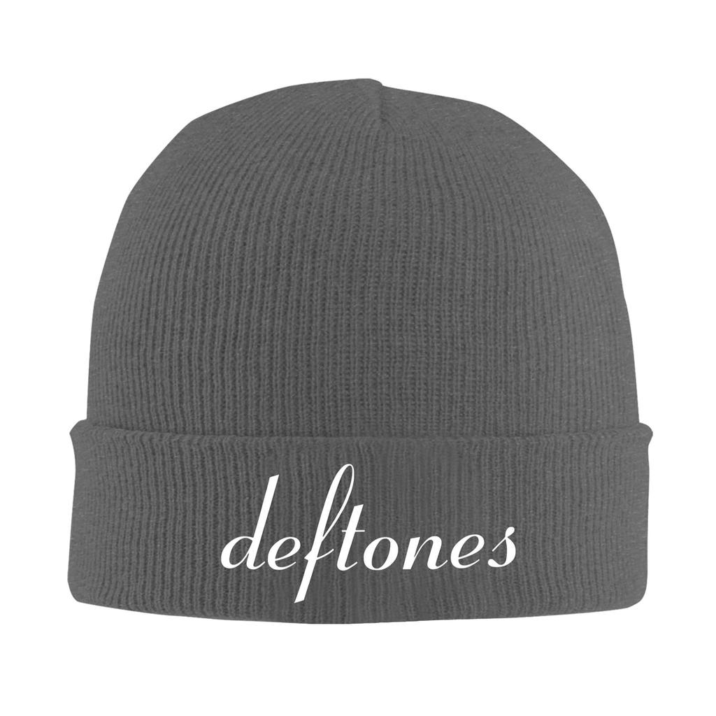 Metal Punk Rock Deftones Warm Knitted Cap Winter Knit Bonnet Hat Skullies Beanies Hip Hop Caps for Unisex
