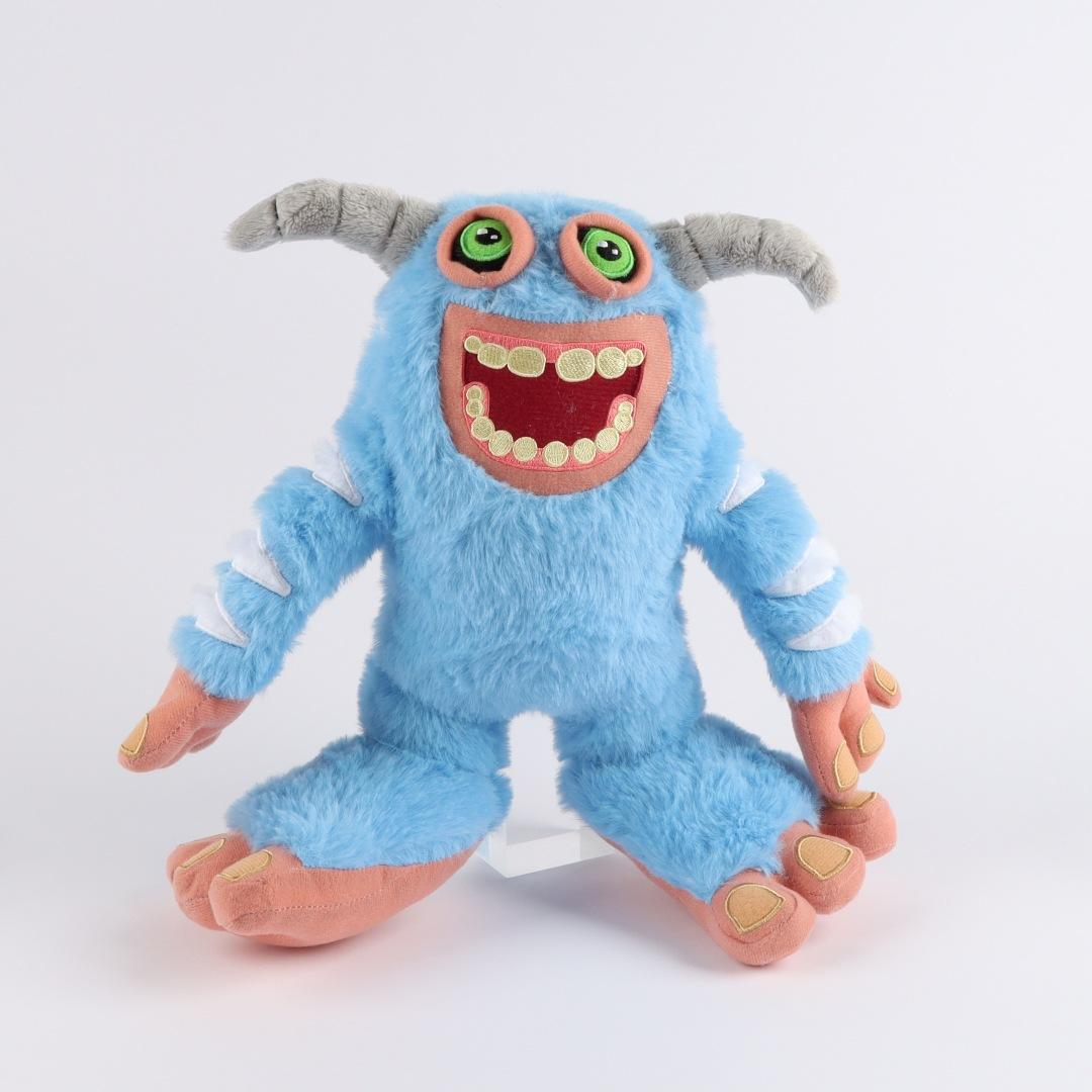 

31cm Blue or White Monsters Mammott Plush Toys Movie Stuffed Animals Soft Stuffed Bigfoot Plushie Doll for Boys Girls Fans Gifts 31cm