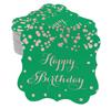 Inkdotpot Real Gold Foil Bracket Shape Paper Hang Tags Happy Birthday Favor Tags Pack Of