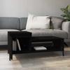 Coffee Table Black 100 X 50 X 45 Cm Engineered Wood