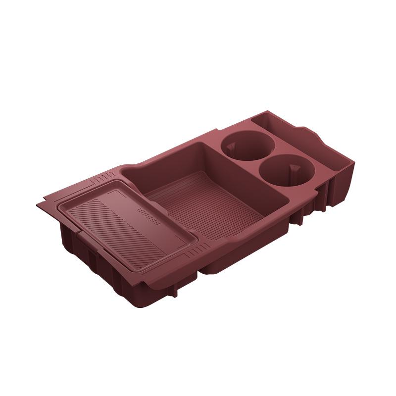 Compatible with 26 NIO ES8 Models: Center Console Cup Holder & Storage Box for Car Interior Modification