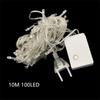 110V 220V 10M 100 Led String Garland Christmas Tree Chain Fairy Light  Waterproof Home Garden Party Outdoor Holiday Decoration