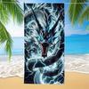 1 Stück Extra Groß 3 Größenoptionen Blitzdrachen-Design Strandtuch - Weiches, Saugfähiges & Schnelltrocknendes Polyester für Pool, Camping