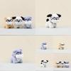 Adorable Plush Dog Keychain With Glasses Cute Cartoon Doll For Bags And Accessories