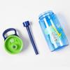 480ML Cartoon Children Plastic Cup With Straw Portable Anti-falling Dinosaur Water Bottle For Kids Water Sippy Cup Drinkware