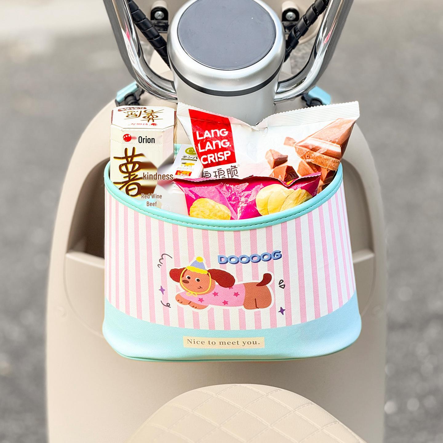 Electric Vehicle Front & Side Storage Bag for Aima, Ninebot Scooter Backpack, Rear Trunk Bag 25*17