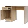 Vidaxl Schreibtisch mit Schublade und Schrank in Eichenfarbe 100x40x73 cm