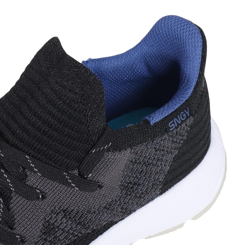 Moonstar Synergy Shock SNGY 3E Cushion, Lightweight, Soft, Hands-Free, Cushioning, Absorption, Wide, Women's, L23, Black, 22.5 cm,