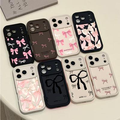 Case For Redmi 15 Note 14 4G 13 12 PRO 5G Plus 10 8 9 11S 13C 14C 12C 12 13 A5 A3 10C Cover Bow Cute Silicone