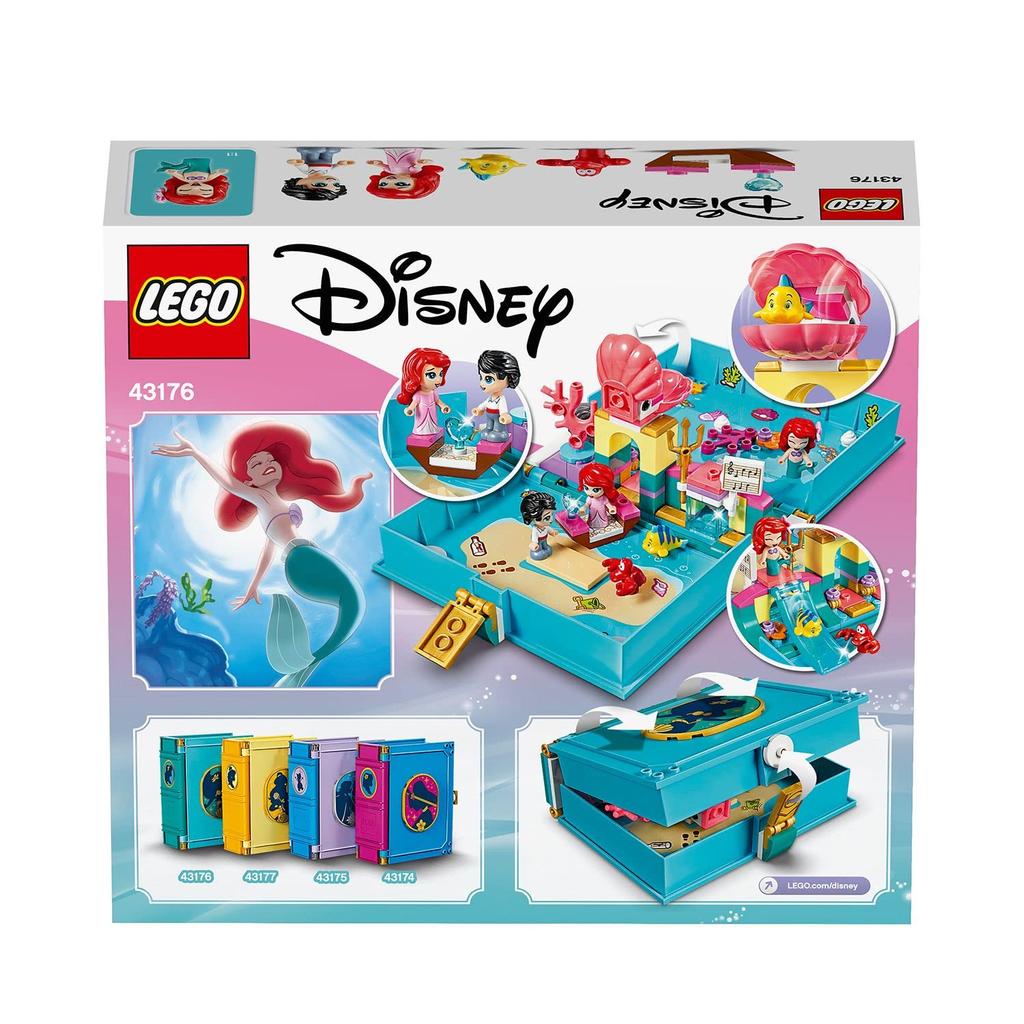 LEGO Disney Princess Ariel's Princess Book 43176, Ages 5 and Up