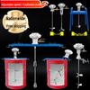 5-Gallon Stainless Steel Pneumatic Mixer with Manual Lift