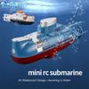 Mini RC Boat 6CH Remote Control Submarine Radio Control Speedboat Electric Diving Model Outdoor Waterproof Toy Kid Birthday Gift