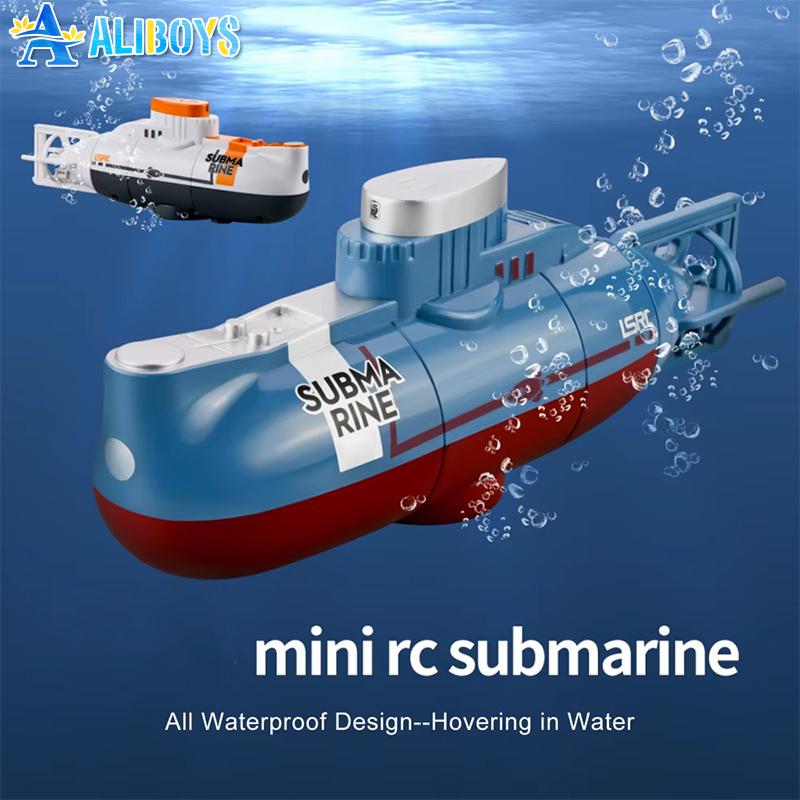 Mini RC Boat 6CH Remote Control Submarine Radio Control Speedboat Electric Diving Model Outdoor Waterproof Toy Kid Birthday Gift