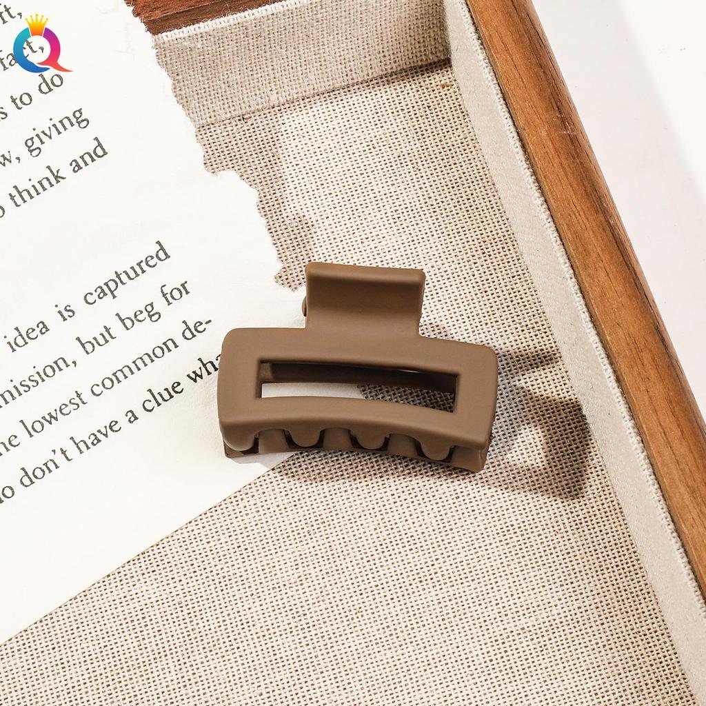 Ki Yue Korean Matte High Ponytail Small Claw Clip for Versatile Updo Hair Styling