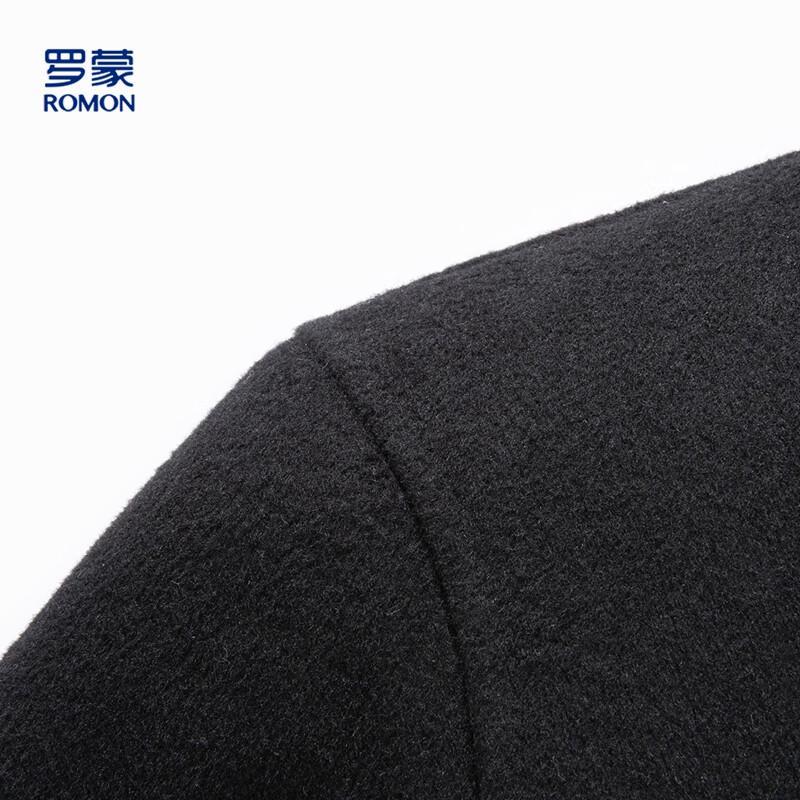 Romon Men's Business Casual Wool Blend Overcoat