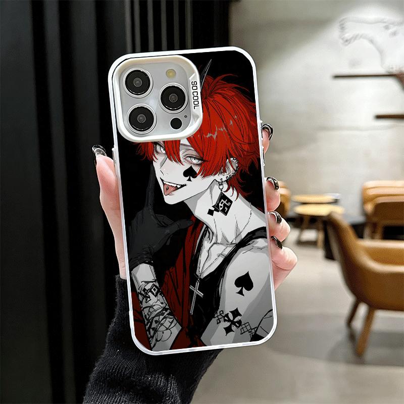 Funda de Teléfono Suave Estilo Anime Chico Malo Diablo para iPhone 15 16 17 Pro Max 17Air 16E 14 Plus 13 12 Mini Cubierta Trasera a Prueba de Golpes