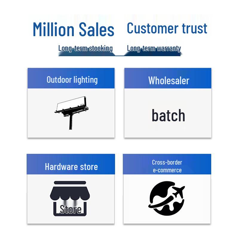 100W Little Apple LED Floodlight - Waterproof Outdoor Light with IP66 Protection