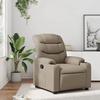 VidaXL Recliner, Chair with Footrest, Seat with Backrest and Armrests, Living Room Furniture, Modern, 374139