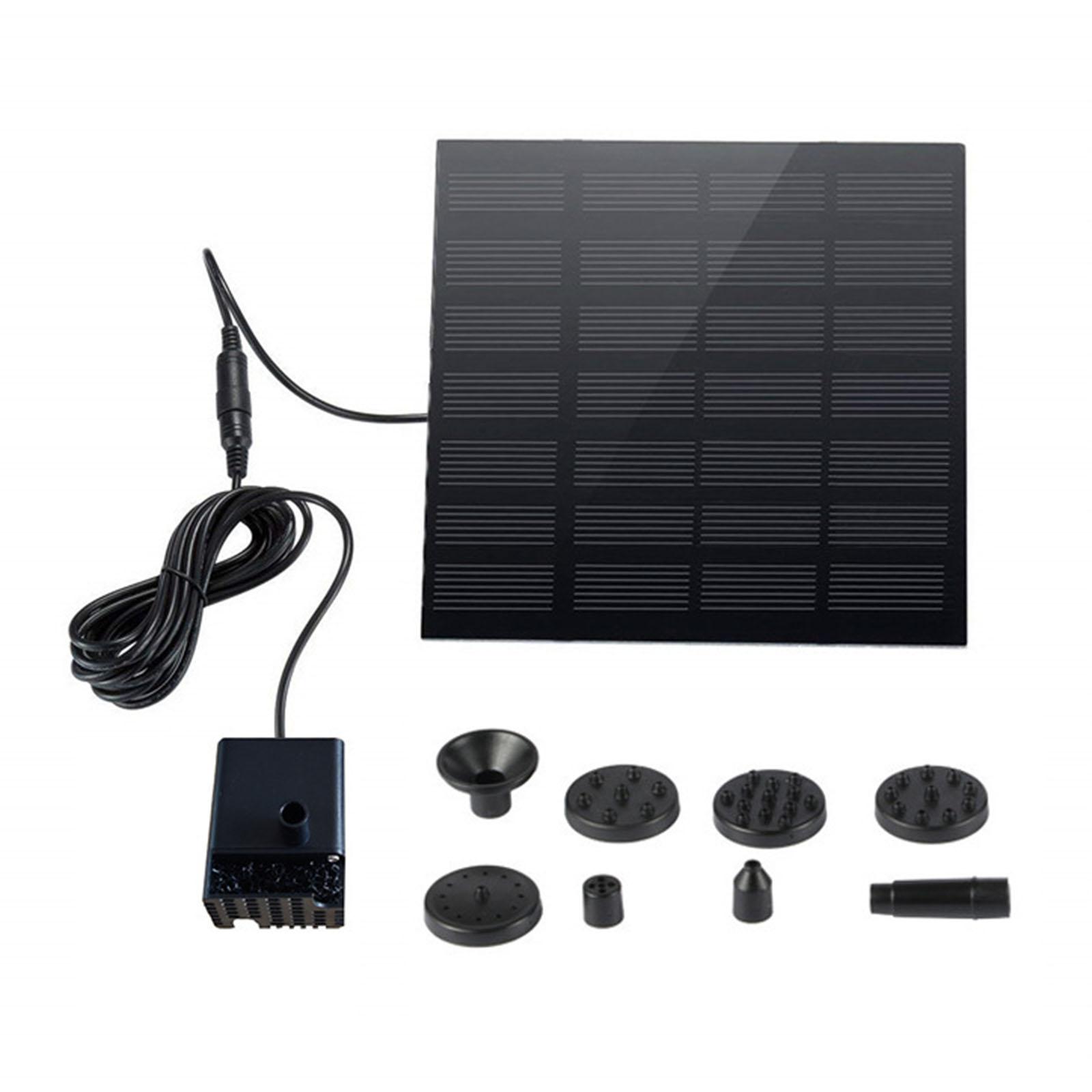 

1.2W Solar Fountain 7V Summer Solar Panel DIY Solar Water Pump Kit for Outdoor Garden Solar Fountain Water Pump Decoration