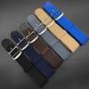 Belen Perlon Woven Nylon Watch Strap, Sizes 14-22MM, One-piece Design
