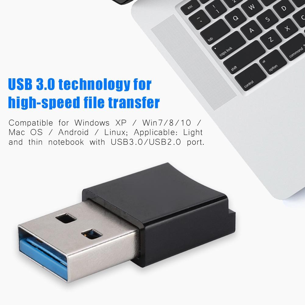 Mini USB3.0 To Micro Memory Card TF Card Reader High Speed Memory Card Reader Adapter
