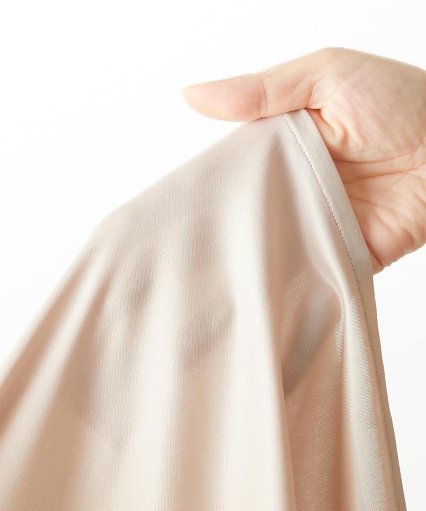 Nissen Camisole Slip Size M Women's (Anti-Static, Moisture-Wicking, Quick-Drying) Beige,