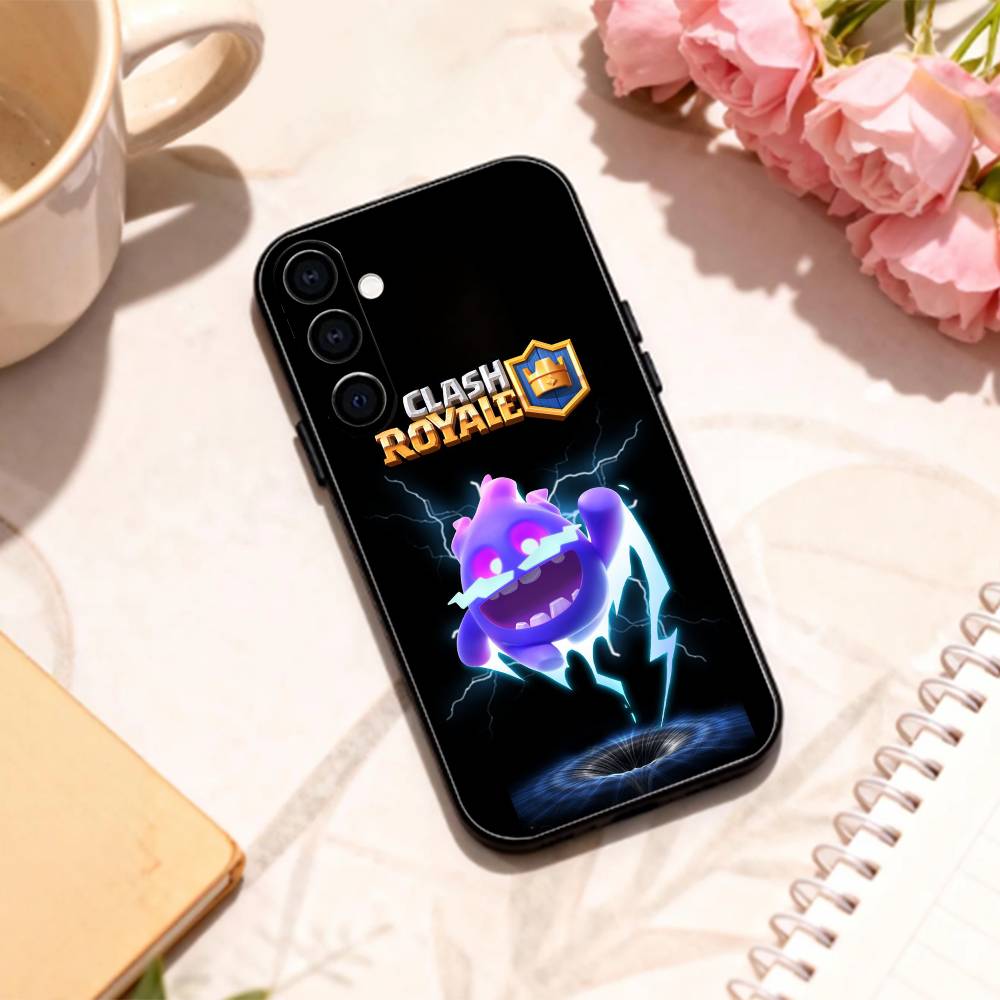 

G-Game C-Clash-es R-royale phone Case For Samsung Galaxy A73,A72,A71,A70,A53,A52,A51,Others Soft Black Shell Samsung a53 5g