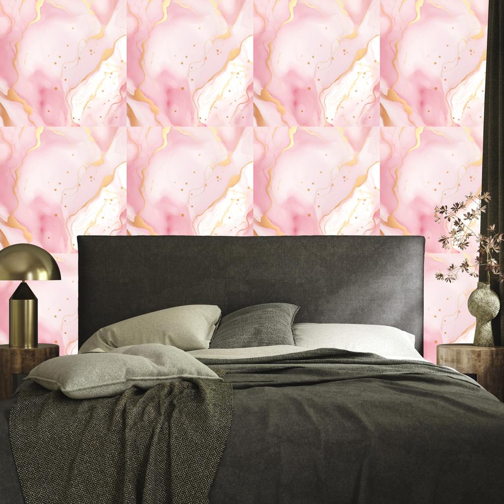 Ink Wallpaper Coral, White and Cream for Living Room and Bedroom 50x1000