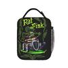Custom Anime Cartoon Rat Fink Lunch Bag For Child  Graphic Design Lunch Box Funny School Cooler Bag Zipper Thermal Tote Handbags