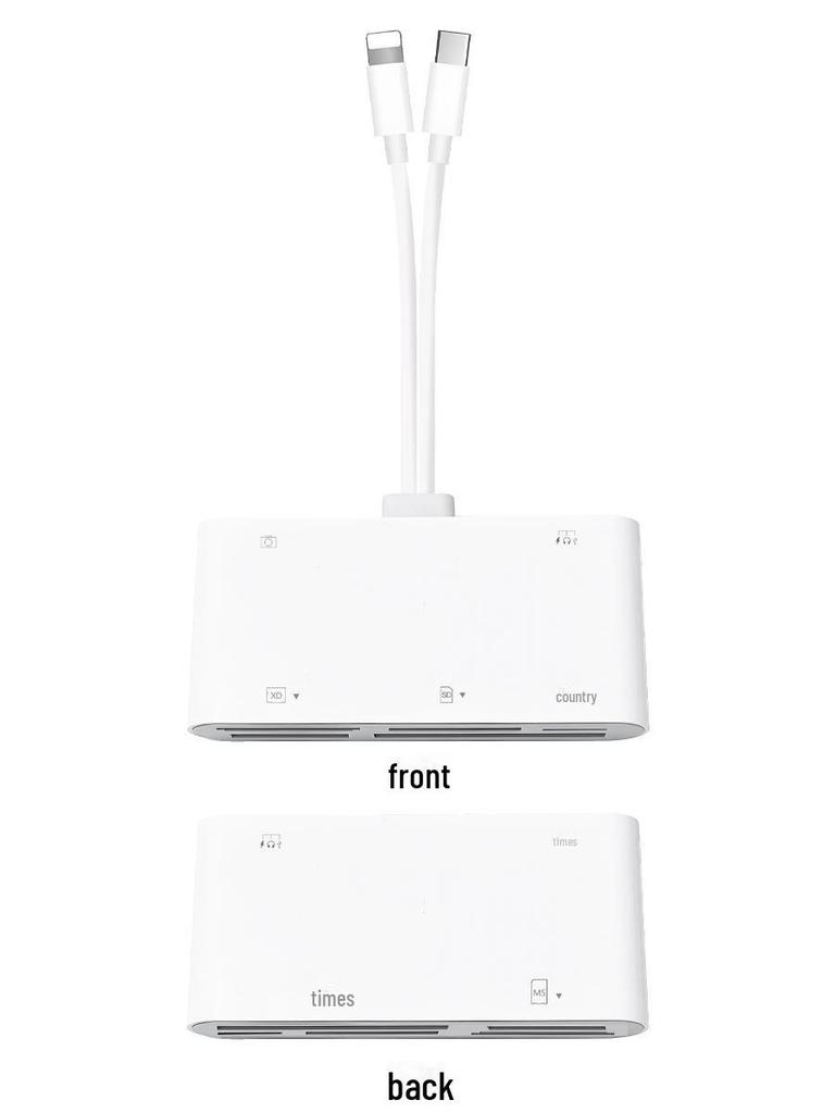Apple Typ-C Multi-Kartenleser: XD, MS, CF, TF, SD, USB und Festplattenerweiterung für mobile und Computergeräte