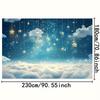 2D Starry Sky Cloud Backdrop Boy Birthday Party Photo Studio Background