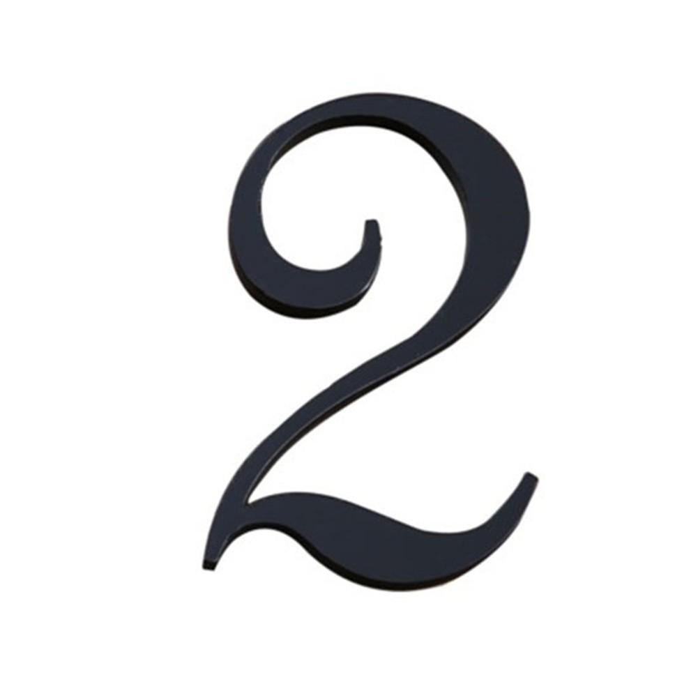 

Квартирные номера для почтовых ящиков, дома, входных дверей, полированные 2